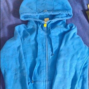 Beautiful Blue TNA Zip-Up Sweater